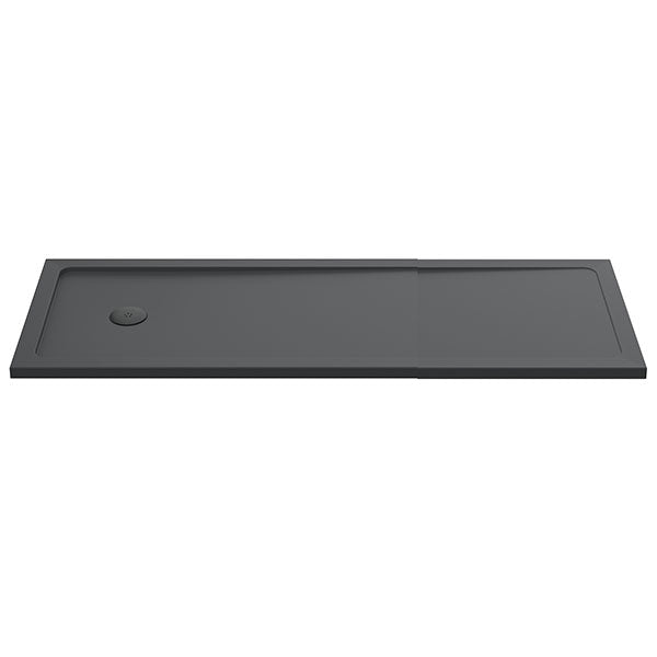 Nuie Pearlstone Slimline Walk In Shower Tray - Standard or Anti-Slip - 1700 x 700mm