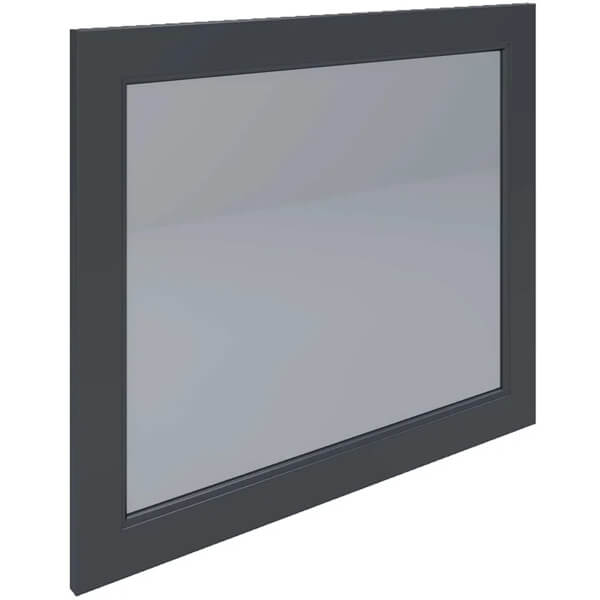 RAK Washington Rectangular Traditional Mirror - 650mm High
