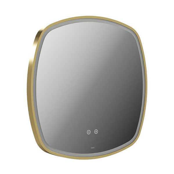 Vado Cameo Soft Square LED Illuminated Mirror with Demister Pad