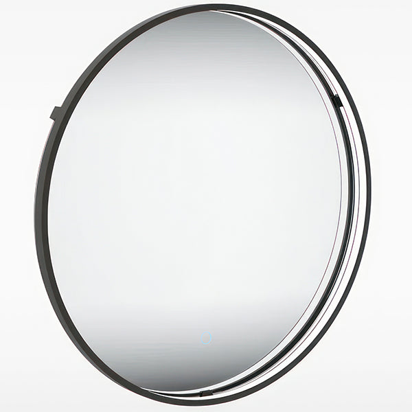 Sensio Aspect TrioTone Round Frontlit LED Illuminated Mirror with Demister Pad