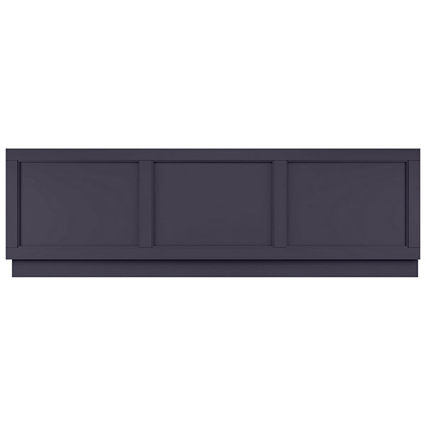 Tuskan Tiles Hudson Reed Old London MDF front bath panel, wooden bath panel with detailed finish, designed for classic bathroom decor.