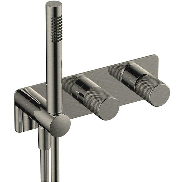 RAK Amalfi Concealed Thermostatic Valve with Shower Handset - 2 Outlet - 2 Control
