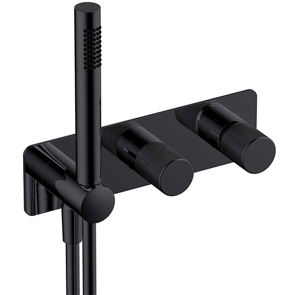 RAK Amalfi Concealed Thermostatic Valve with Shower Handset - 2 Outlet - 2 Control
