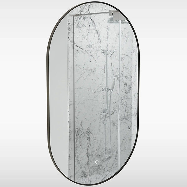 Sensio Nebula TrioTone Pill Backlit LED Mirror with Demister Pad - Tuskan Tiles