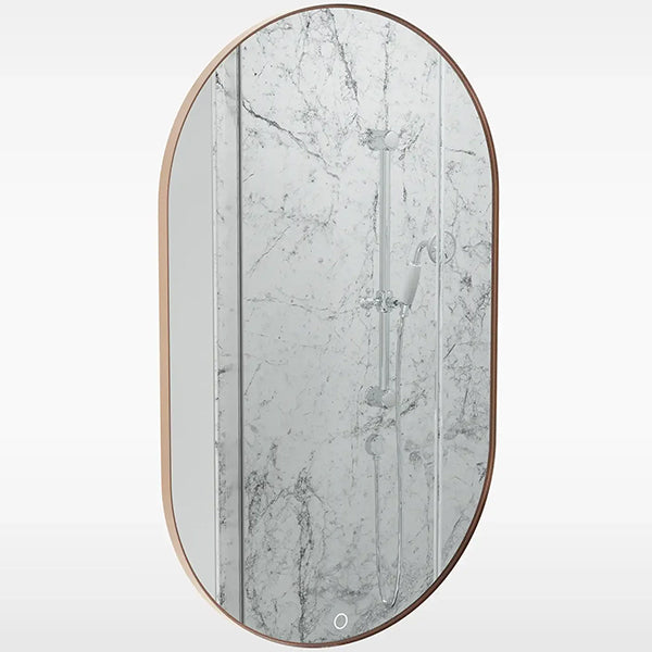 Sensio Nebula TrioTone Pill Backlit LED Mirror with Demister Pad - Tuskan Tiles