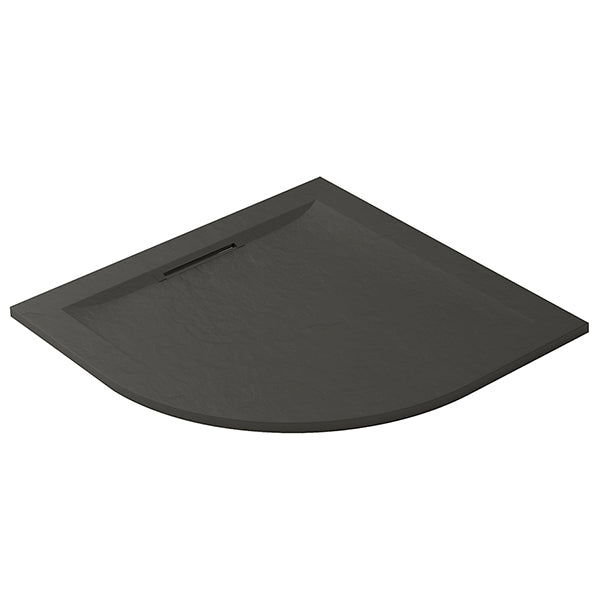Mira Flight Low Level Quadrant Shower Tray with Waste - ABS Acrylic-Capped Stone Resin - 25mm High