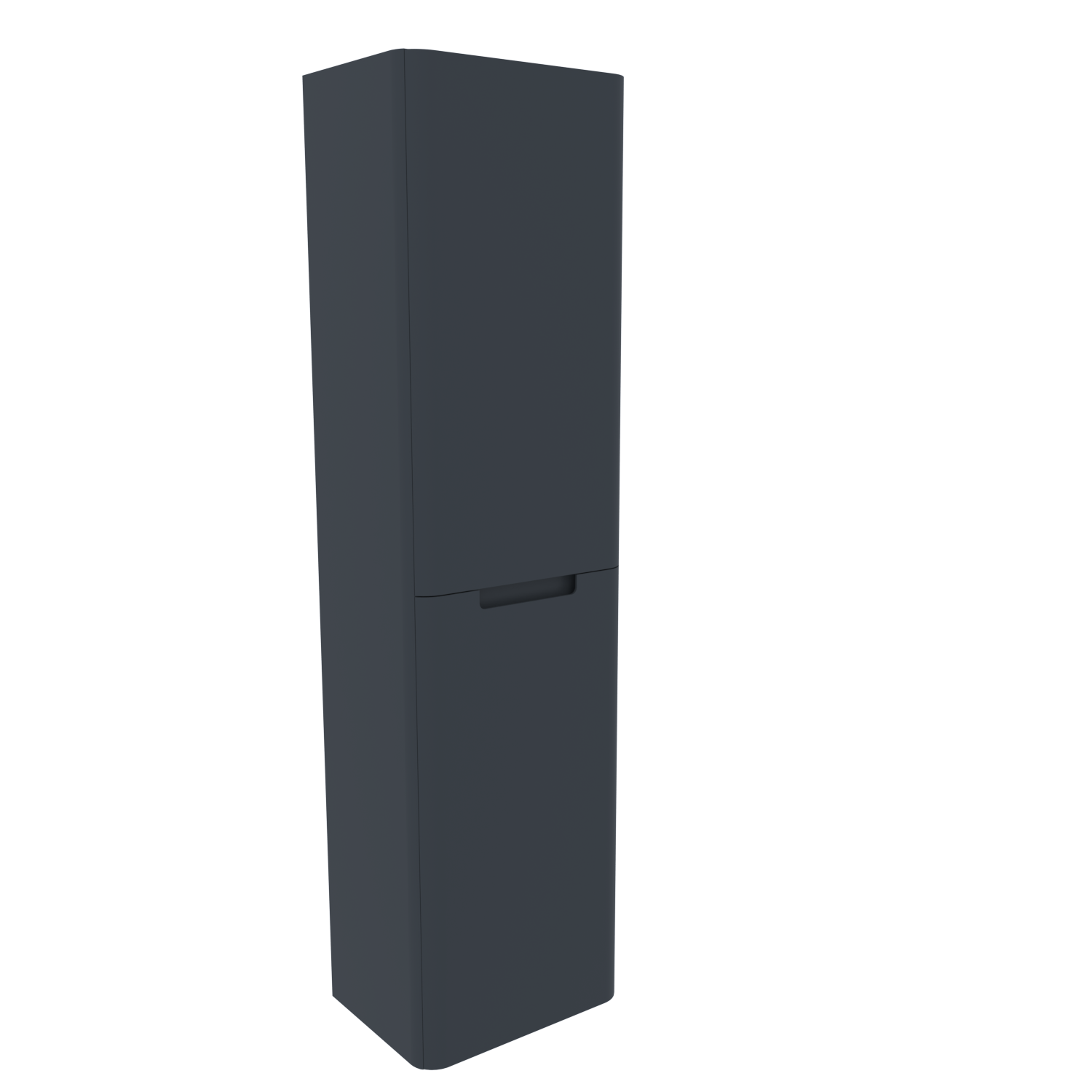 Monza 350mm Tall Boy Shadow Grey - Wall Hung