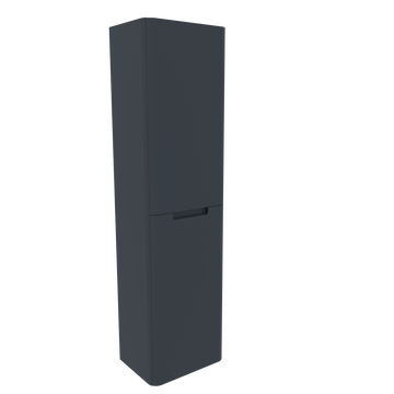 Monza 350mm Tall Boy Shadow Grey - Wall Hung