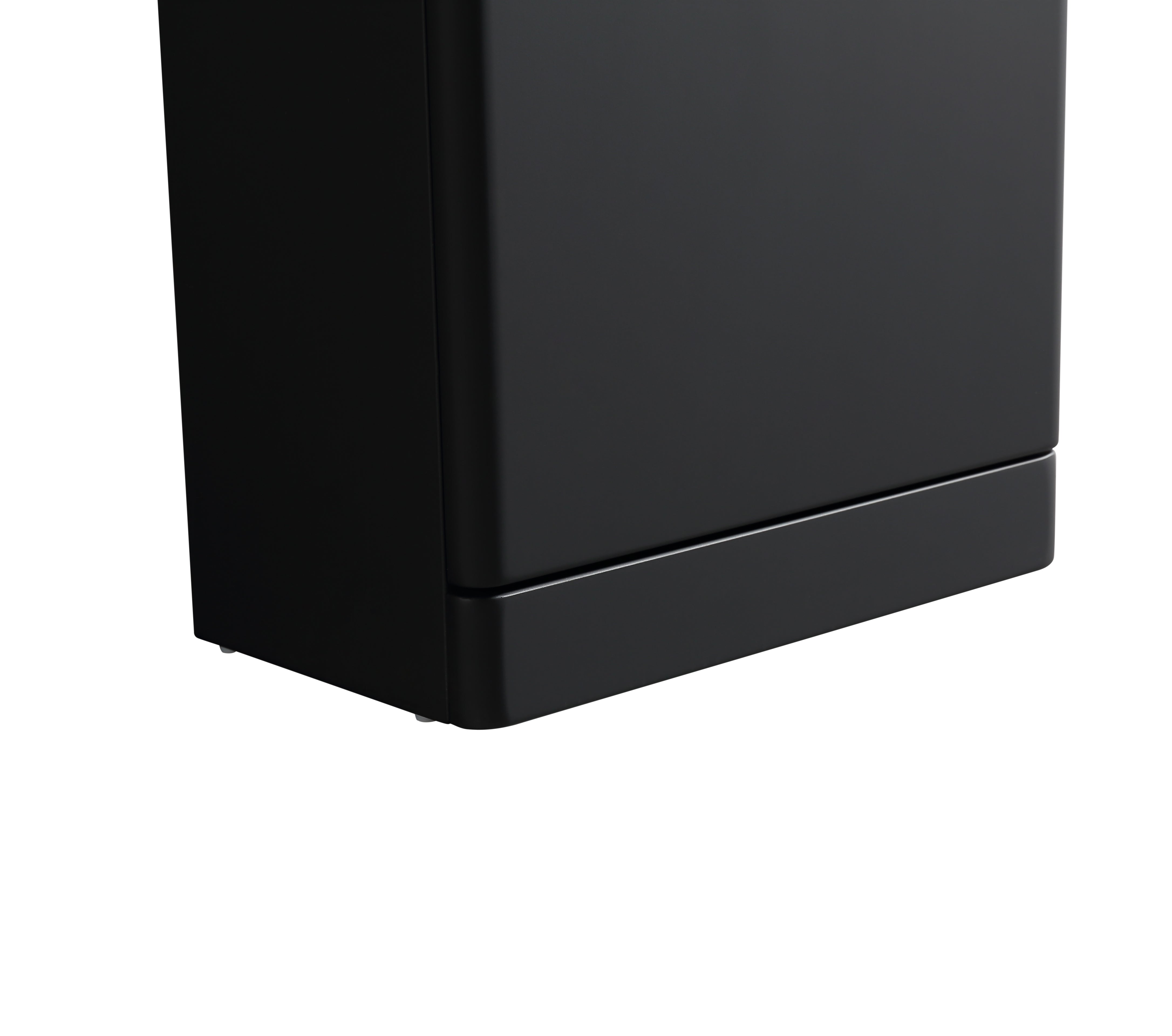 Acerra 400mm Cloakroom Vanity & Basin - Silk Black