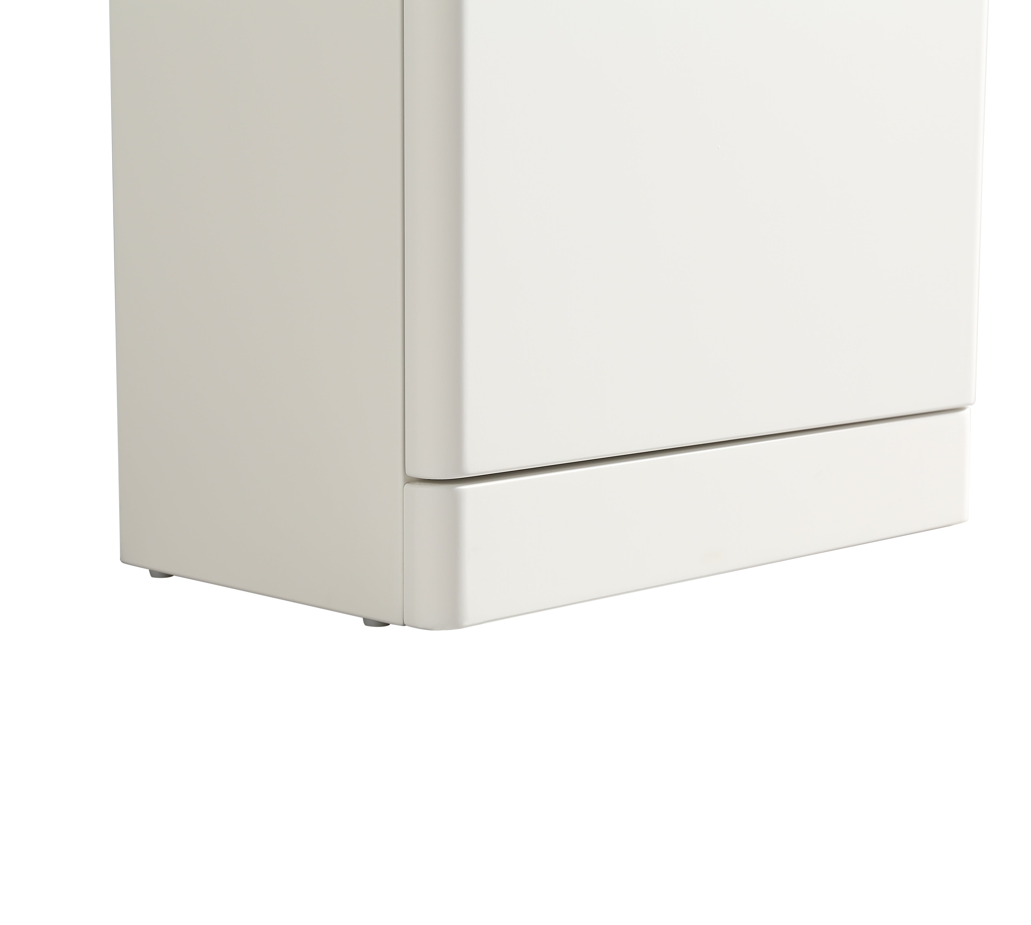 Acerra 400mm Cloakroom Vanity & Basin - Silk White