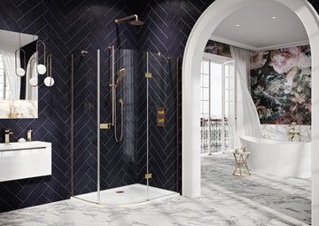 Athena Hinged  Quadrant Shower Enclosure