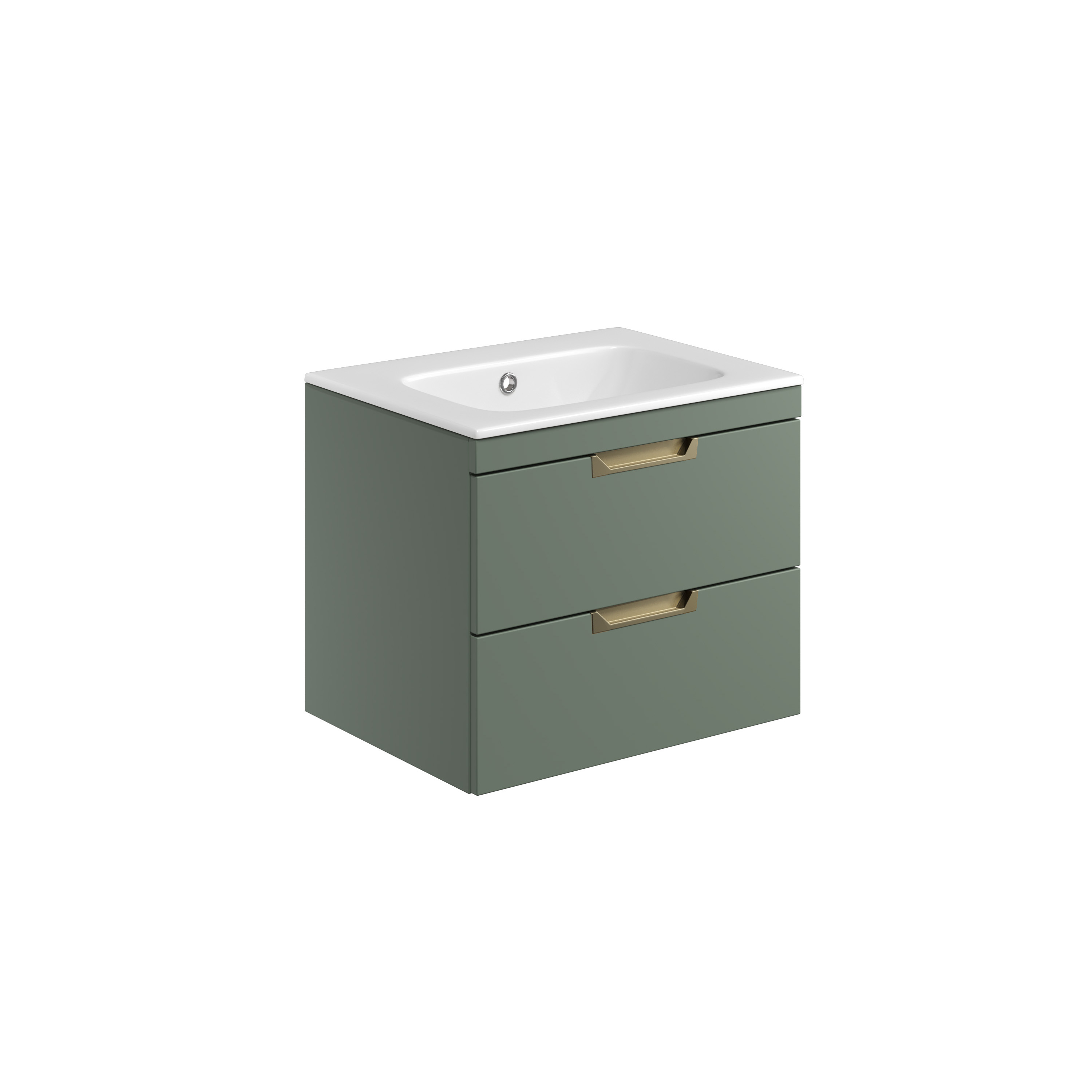 Aubrey 600mm 2 Drawer Vanity with Basin