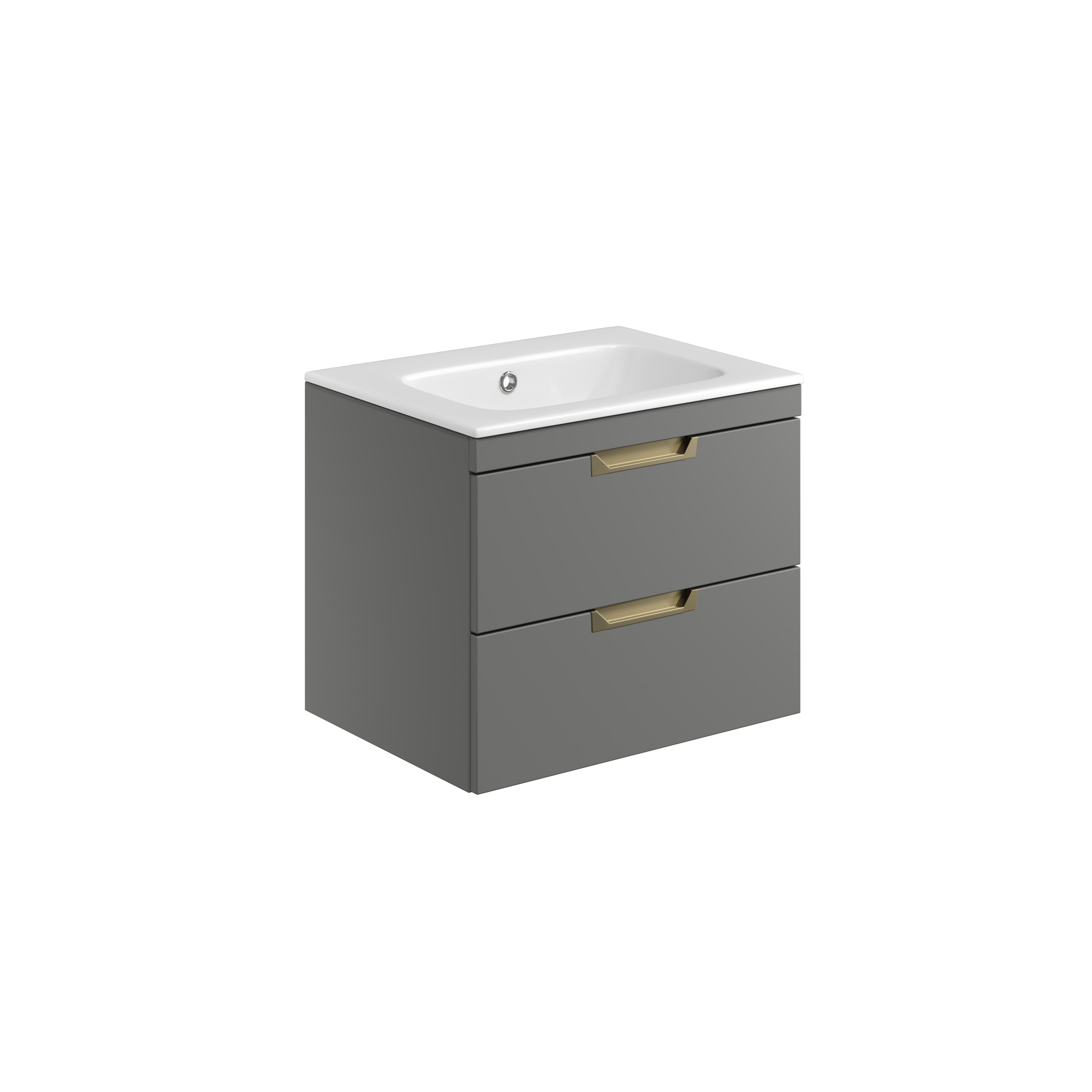 Aubrey 600mm 2 Drawer Vanity with Basin