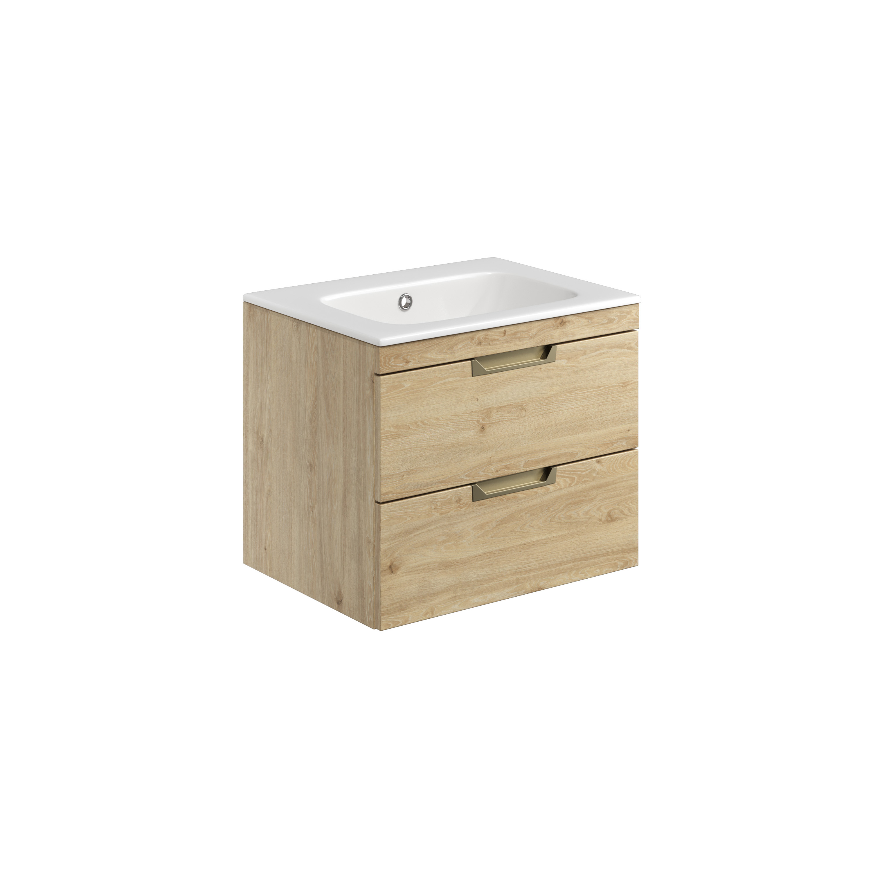 Aubrey 600mm 2 Drawer Vanity with Basin