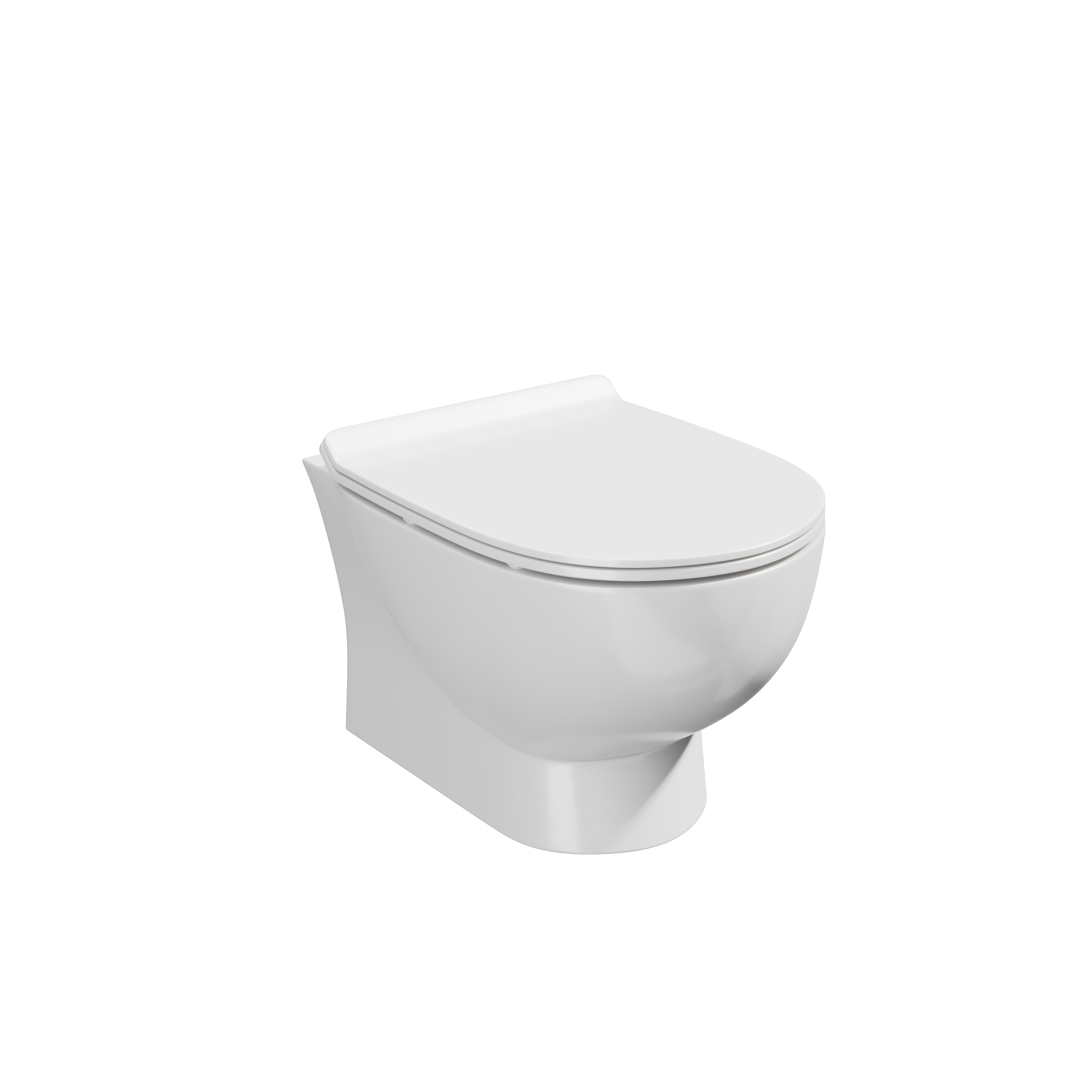 Belini Rimless Wall Hung Toilet with Slim Soft Close Seat