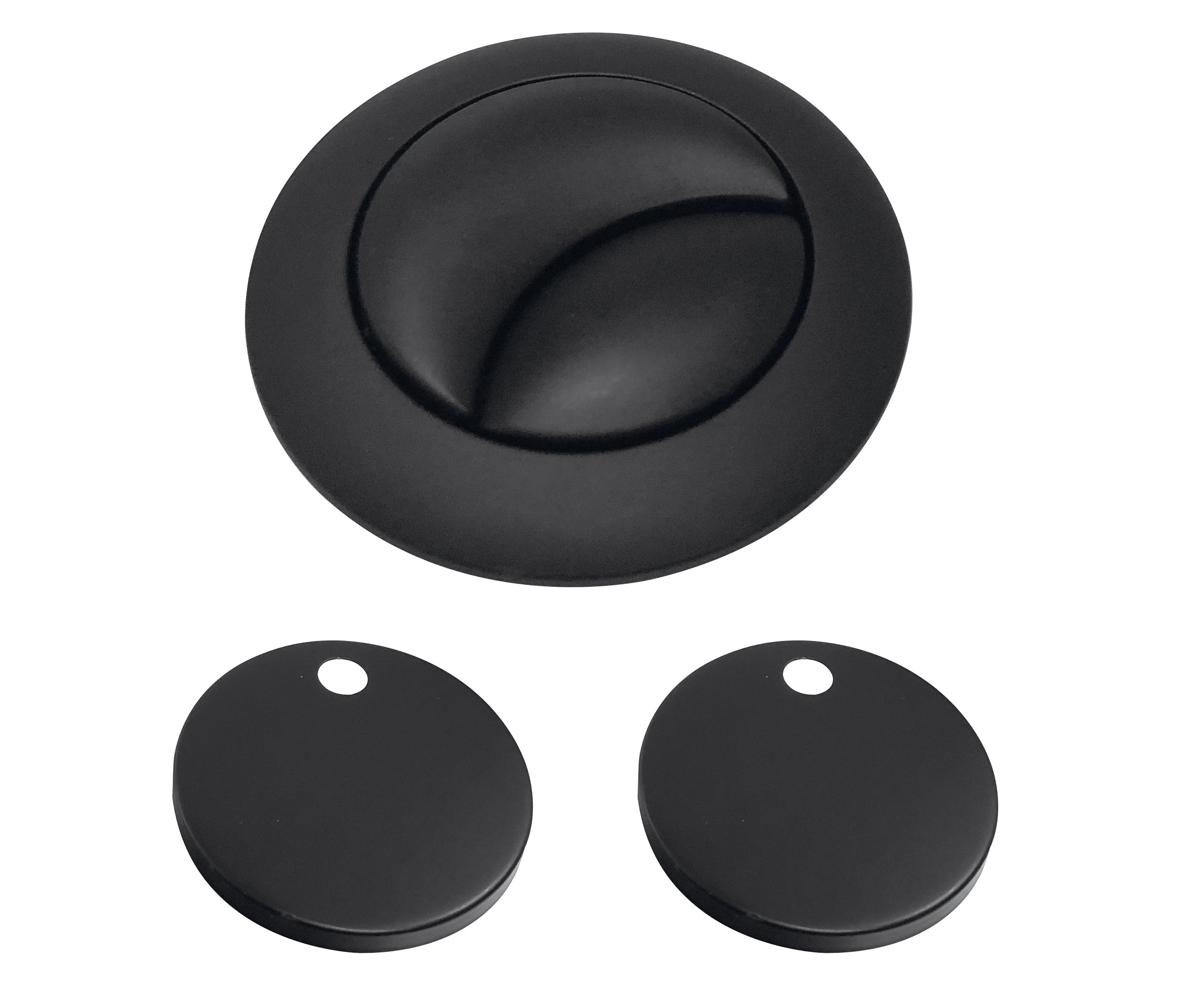 Toilet Seat Hinge Cover & Cistern Push Button