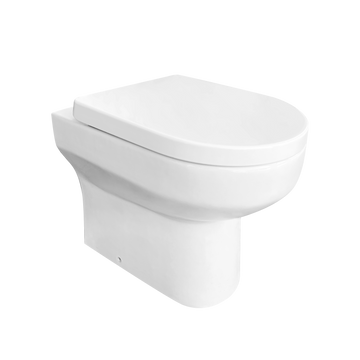 Spa Rimless Back to Wall Toilet with Cistern & Wrapover Soft Close Seat