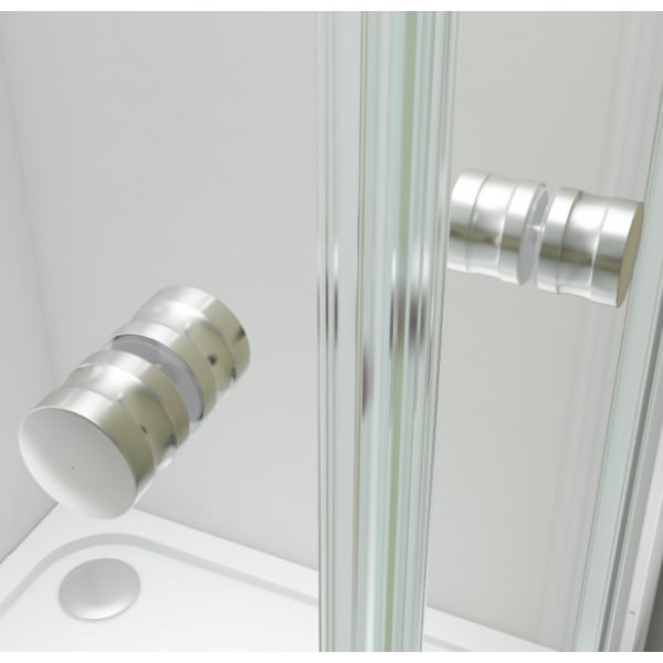 Merlyn Ionic Source Bifold Chrome Framed Shower Door - Reversible