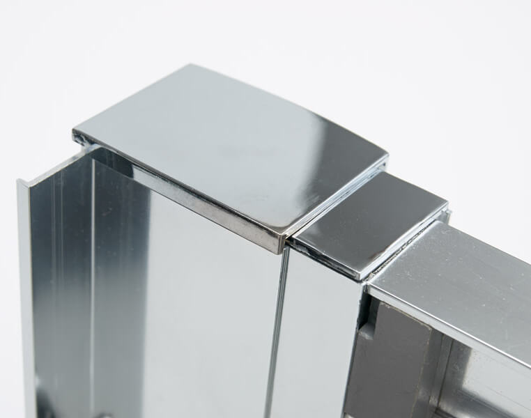 Merlyn Ionic Express Bifold Shower Door - Clear Glass - Aluminium Frame