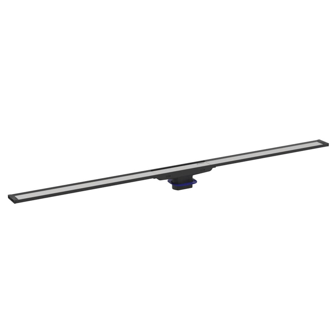 Geberit CleanLine20 shower channel with sleek stainless steel finish, installed in a modern bathroom setting.