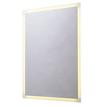 Tavistock Beta Minimalist Rectangular Borderlit LED Mirror with Touch Sensor Switch