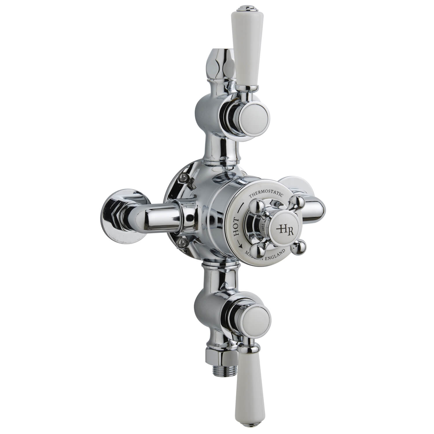 Hudson Reed Topaz Traditional Exposed Thermostatic Shower Valve - 3 Control