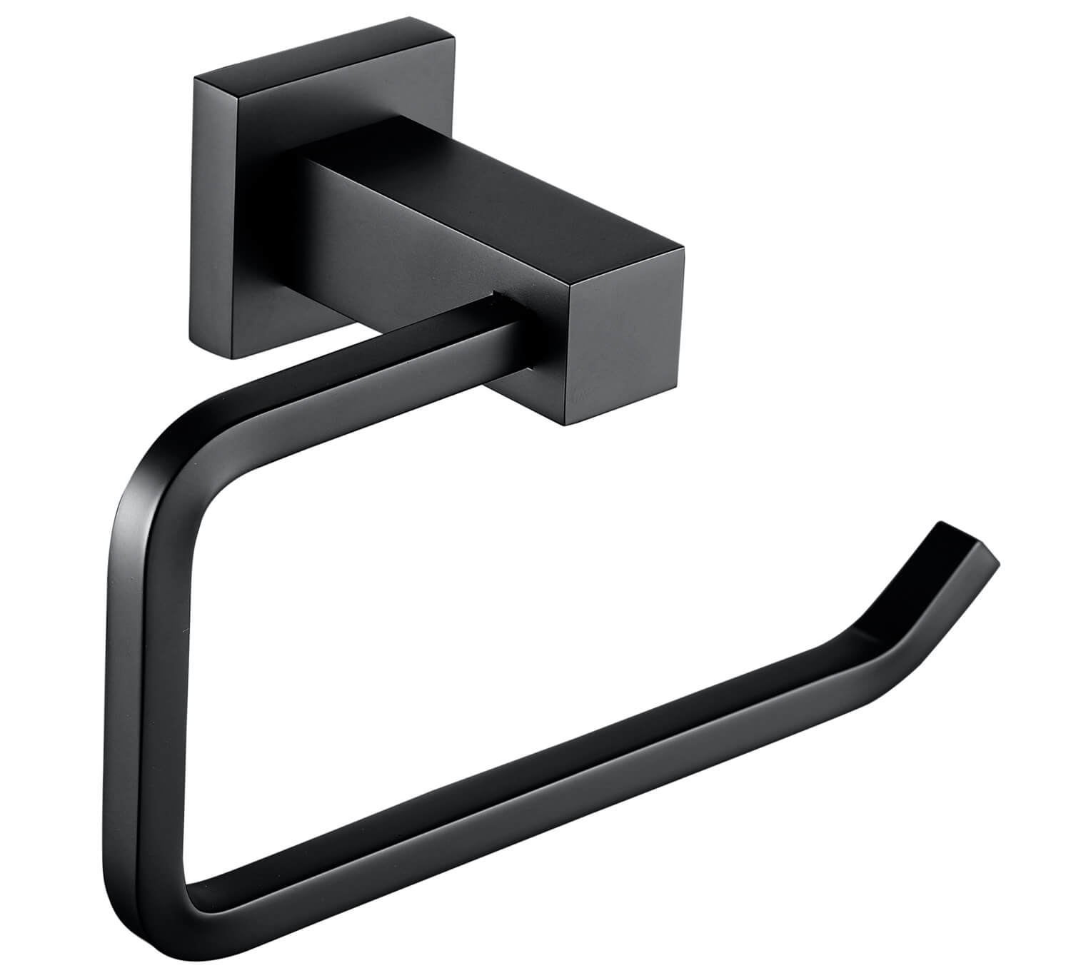 Tuskan Tiles Rak Cubis toilet roll holder mounted on bathroom wall with a sleek, modern design.