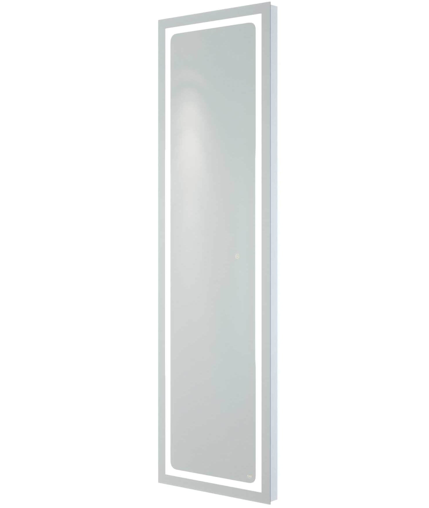 RAK Aquarius Portrait Frontlit LED Illuminated Mirror with Demister Pad - 420 x 1400mm