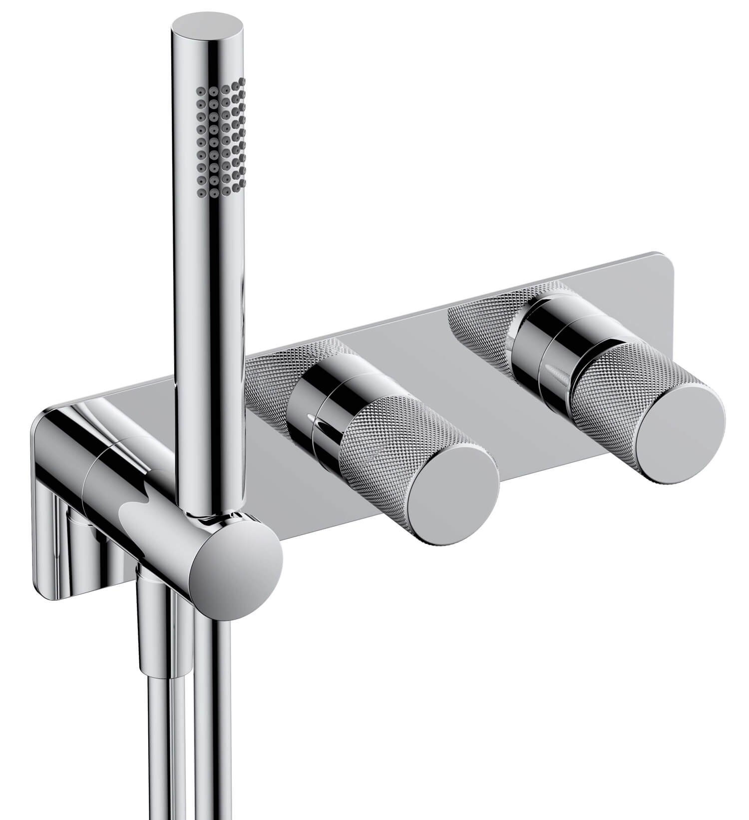 RAK Amalfi Concealed Thermostatic Valve with Shower Handset - 2 Outlet - 2 Control