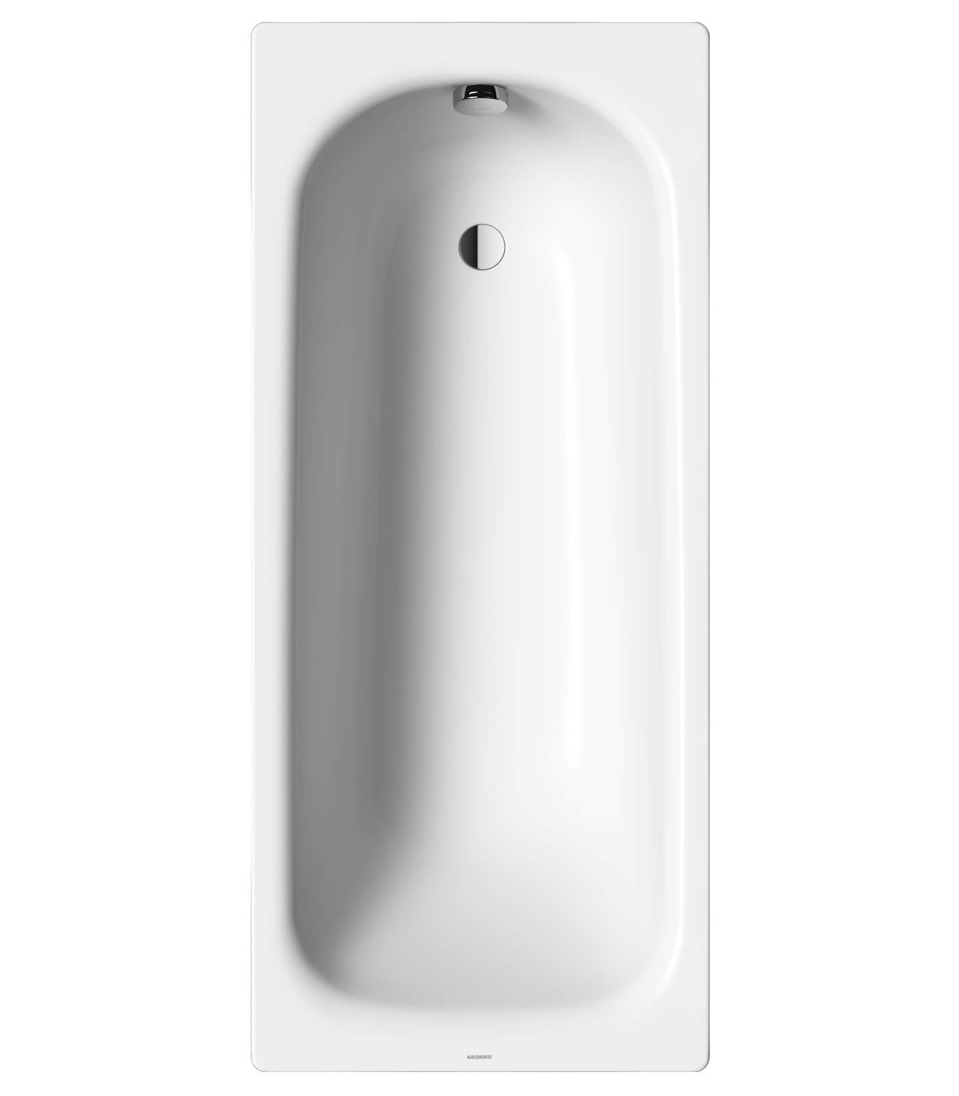 White Kaldewei Advantage Saniform Plus steel bath, 1700x750mm, single-ended design, shown in a modern bathroom setting.