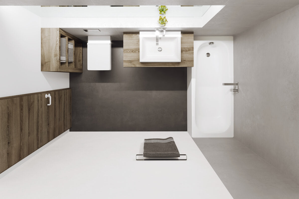 White Kaldewei Advantage Saniform Plus steel bath, 1700x750mm, single-ended design, shown with smooth white finish.