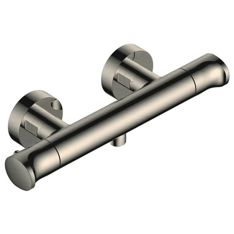 Rak Round Thermostatic Exposed Bar Shower Valve - 1 Outlet - 2 Control