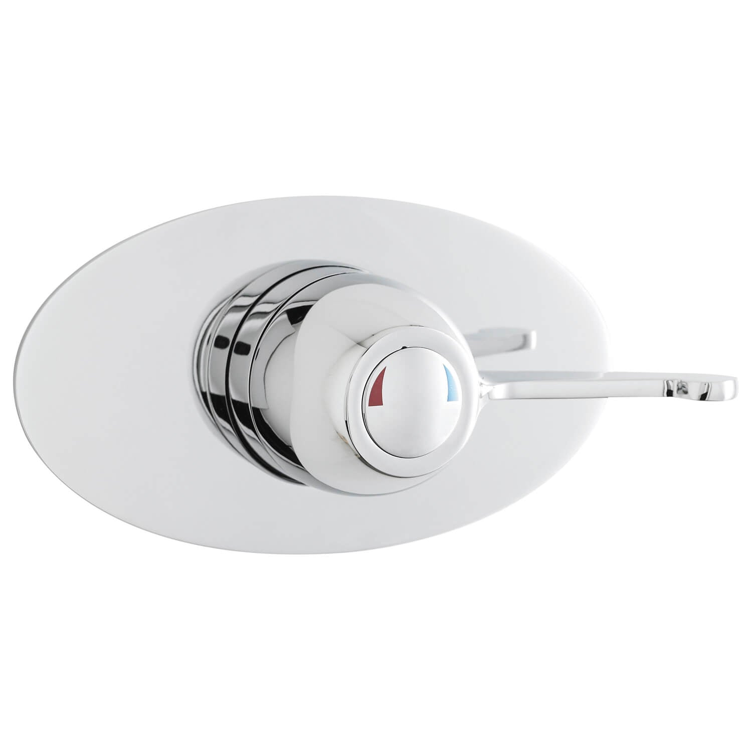 Nuie Traditional Chrome Thermostatic Sequential Shower Valve - 1 Outlet - 1 Control