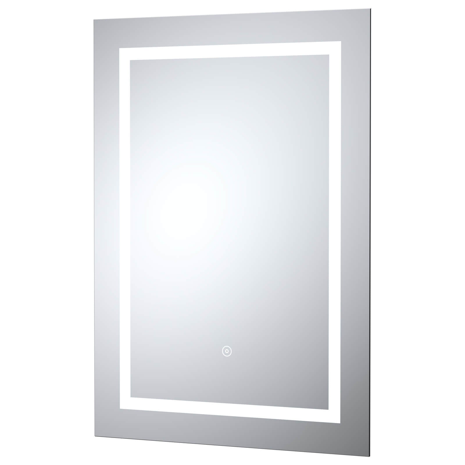 Hudson Reed Sculptor Portrait Frontlit LED Mirror with Demister Pad - 500 x 700mm