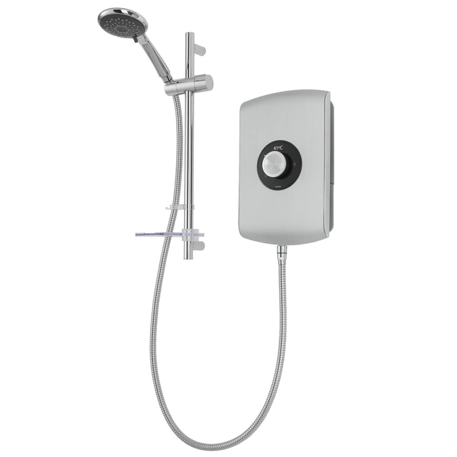 Triton Amore Touch Control Electric Shower with Slide Rail Kit