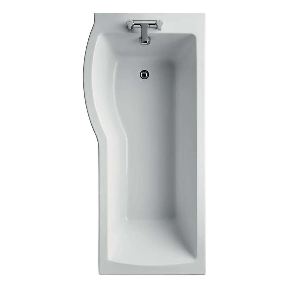 Ideal Standard Tempo Arc Idealform Plus White P-Shaped Shower Bath - 1700 x 800mm