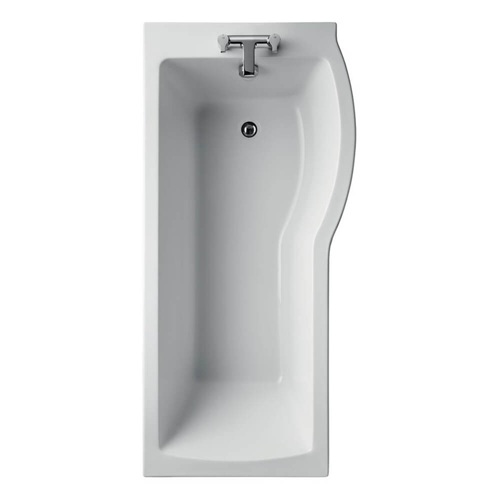 Ideal Standard Tempo Arc Idealform Plus White P-Shaped Shower Bath - 1700 x 800mm