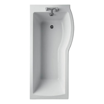 Ideal Standard Tempo Arc Idealform Plus White P-Shaped Shower Bath - 1700 x 800mm