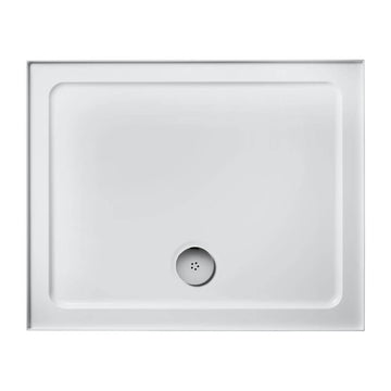 Ideal Standard Simplicity Low Profile White Rectangular Shower Tray with Waste - ABS Acrylic-Capped