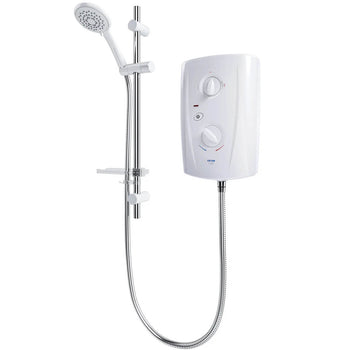 Triton T80 Pro-Fit Electric Shower with Slide Rail Kit - White