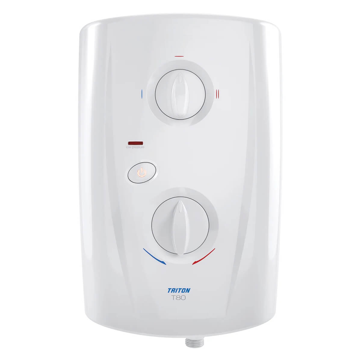 Triton T80 Pro-Fit Electric Shower with Slide Rail Kit - White