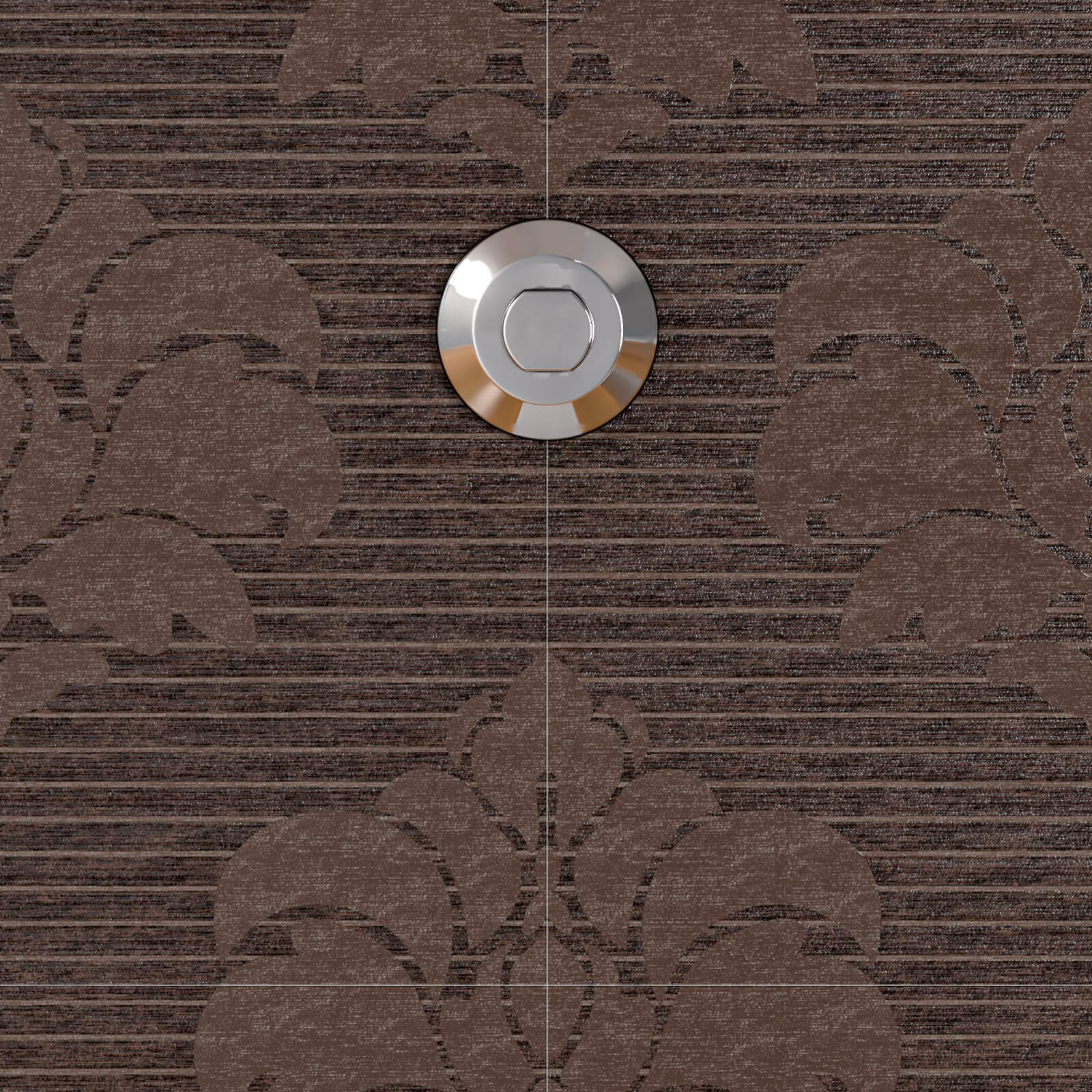 Grohe Chrome Single Flush Air Button - Chrome - 63 x 63mm