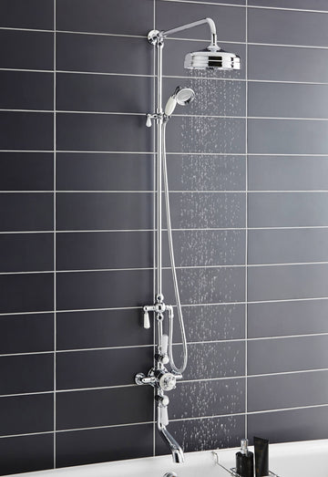 Hudson Reed Topaz Traditional Exposed Thermostatic Shower Valve - 3 Control
