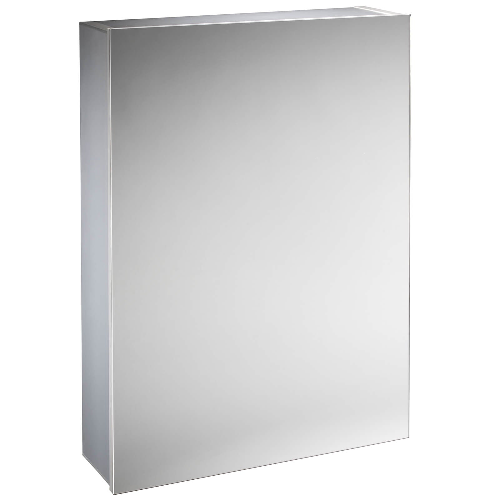 Tavistock Balance Rectangular Aluminium Mirrored Cabinet - 440 x 650mm - Tuskan Tiles