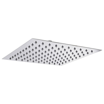 Hudson Reed Fixed Square Ceiling Shower Head - 1 Spray Mode - Stainless Steel