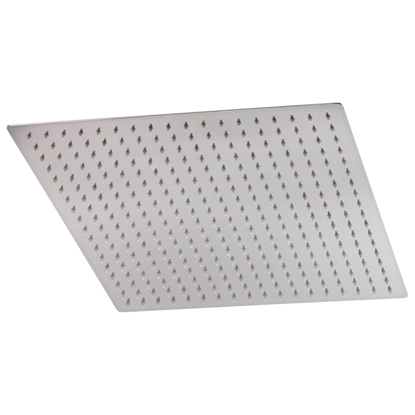Hudson Reed Fixed Square Ceiling Shower Head - 1 Spray Mode - Stainless Steel