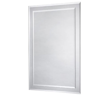 Sensio Rockford Rectangular Mirror 400 x 600mm - Bevelled Dual Tier