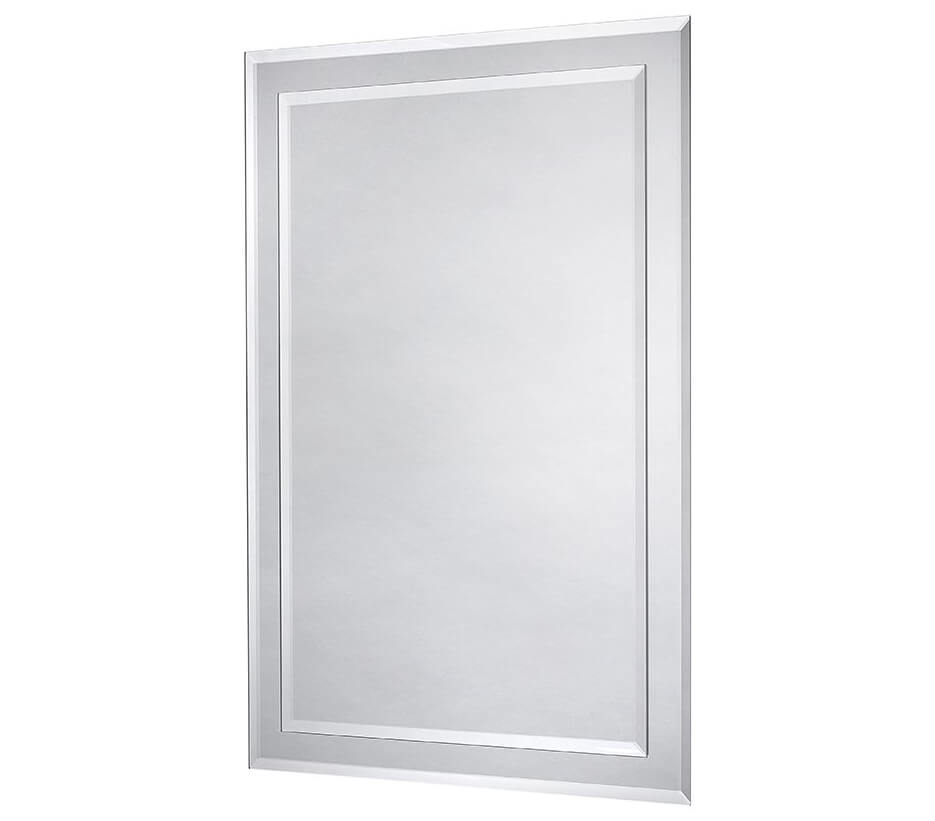 Sensio Rockford Rectangular Mirror 400 x 600mm - Bevelled Dual Tier