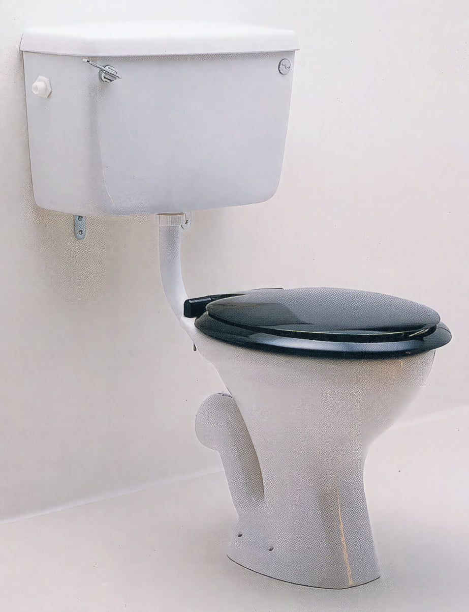 Tuskan Tiles Wyford Classic Low Level WC Pan in white, open back, 355 x 455mm, showcasing sleek bathroom fixture.