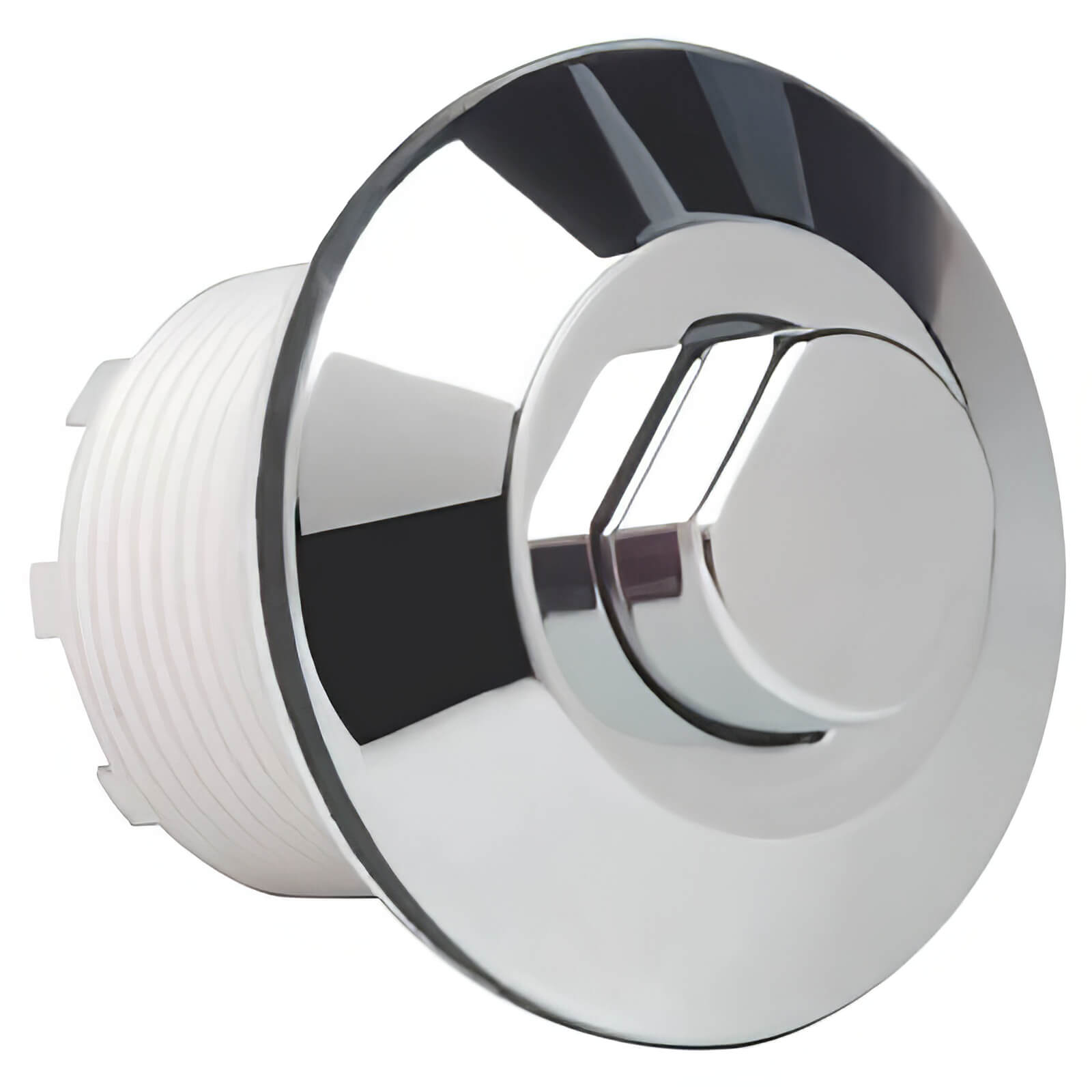 Grohe Chrome Single Flush Air Button - Chrome - 63 x 63mm